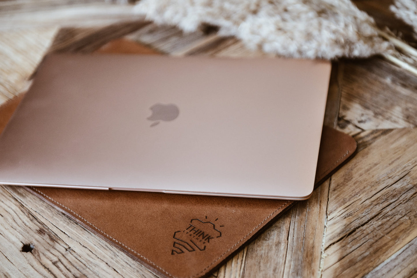 MACBOOK 13"SLEEVE COVER Light brown-2