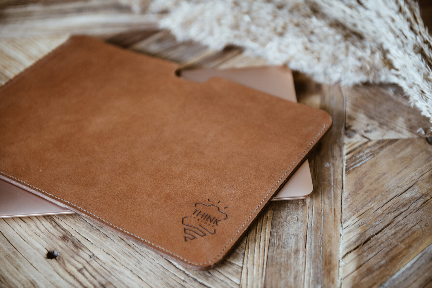 MACBOOK 13"SLEEVE COVER Light brown-3