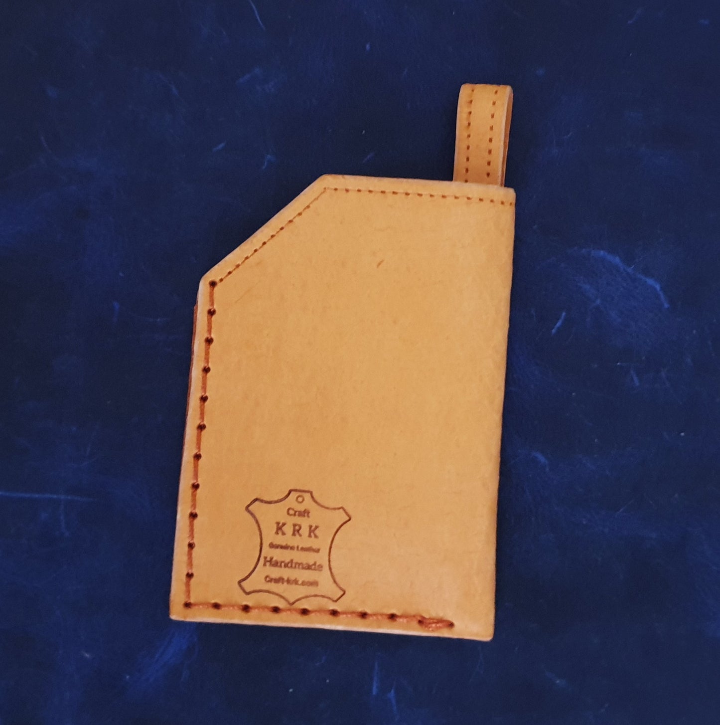 Carpe diem (Seize the day). Leather key chain Card holder-7